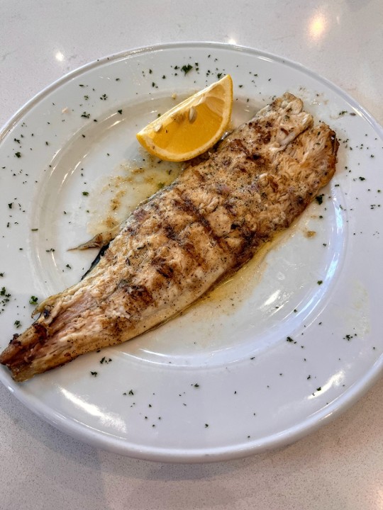 Grilled Holy Mackerel with Lemon and Garlic