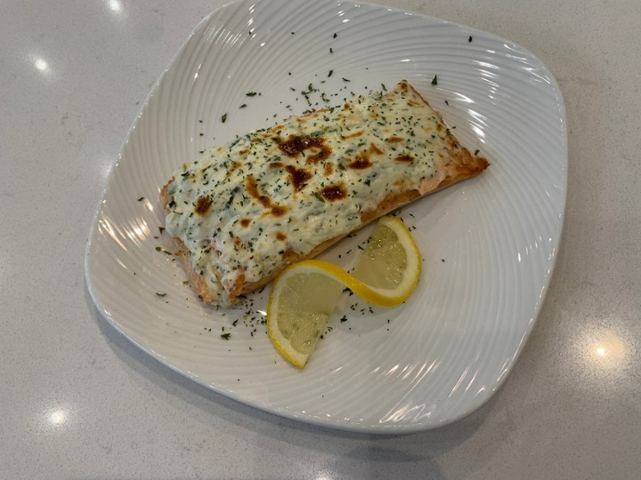 Salmon with Boursin Cheese