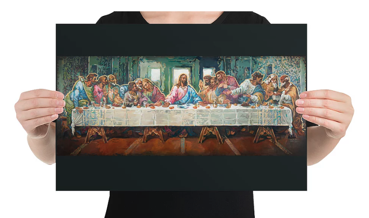 CMS Last Supper Print 12x18