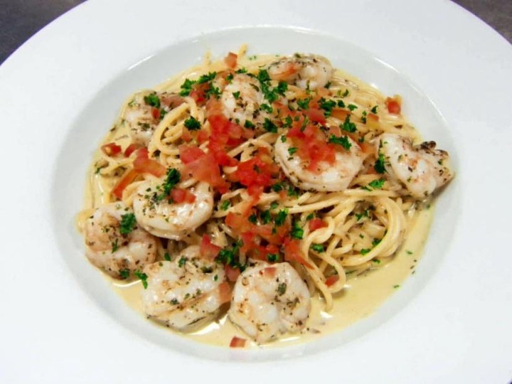 Creamy Shrimp Pasta Florentine