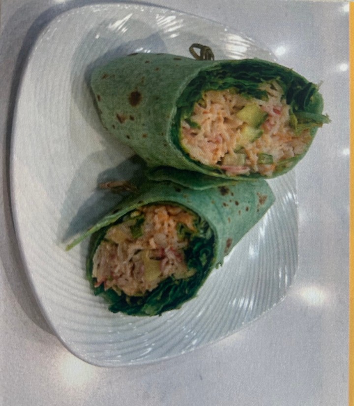 Spicy Asian Crab Wrap