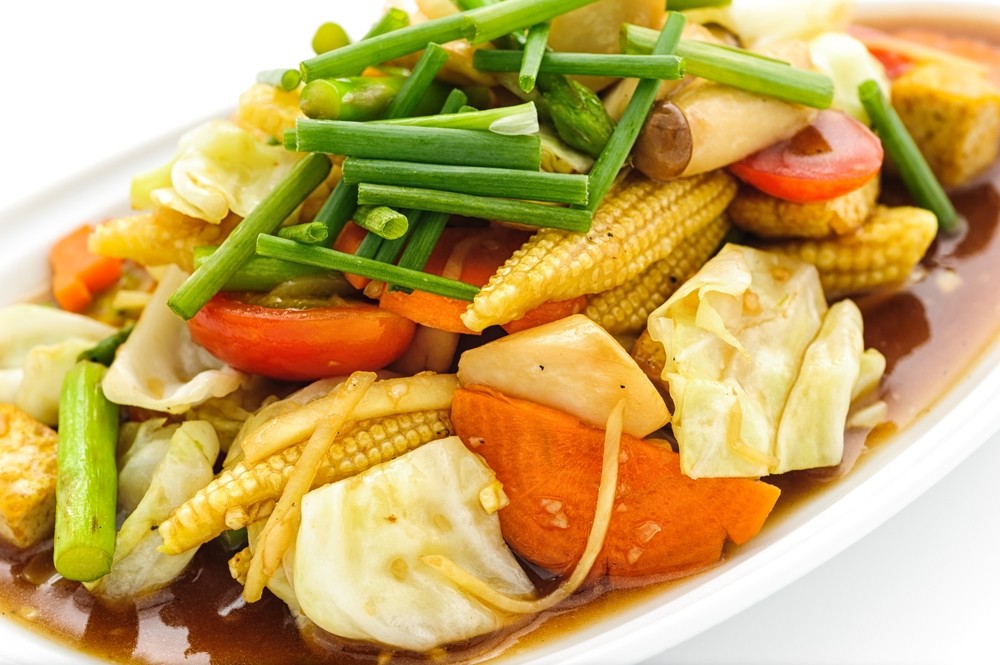 Fresh Ginger with Mixed Vegetables