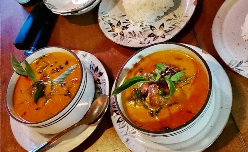 Panang Curry With Seafood