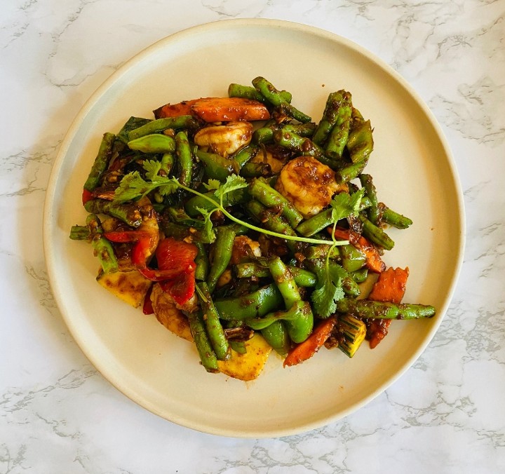 Prik King Green Beans with Tofu