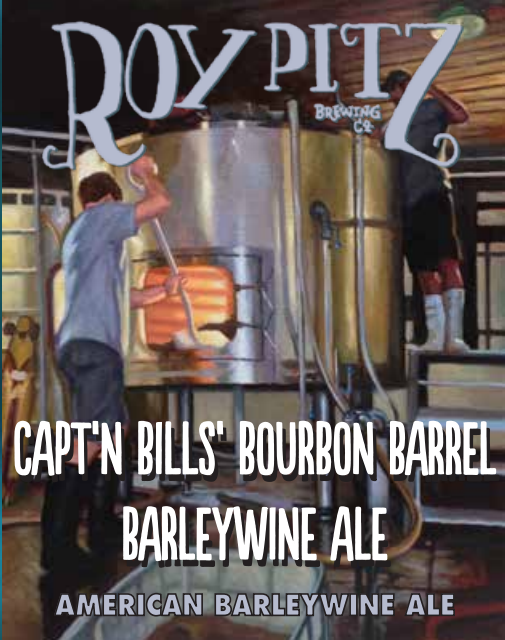 Capt'n Bill's Bourbon Barrel Barleywine Ale - Bomber
