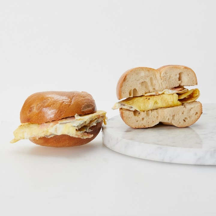 Lox, Egg & Onion Sandwich