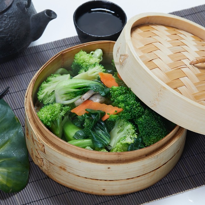 Steamed Mixed Vegetables 清蒸素什锦