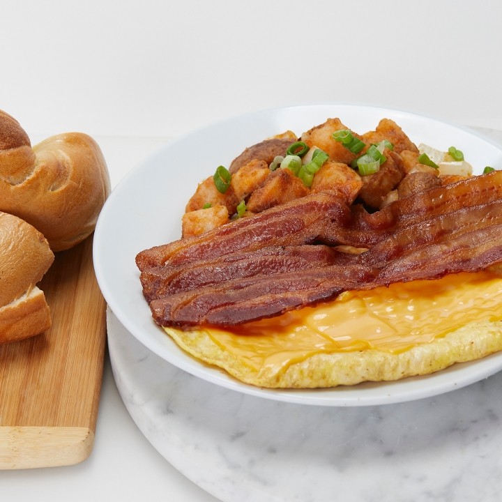 Bacon, Egg & Cheese Platter