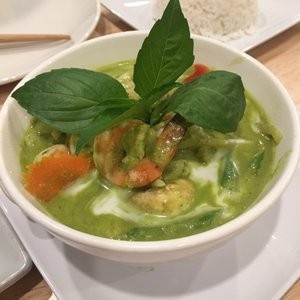 VEGAN Green Curry W / Rice