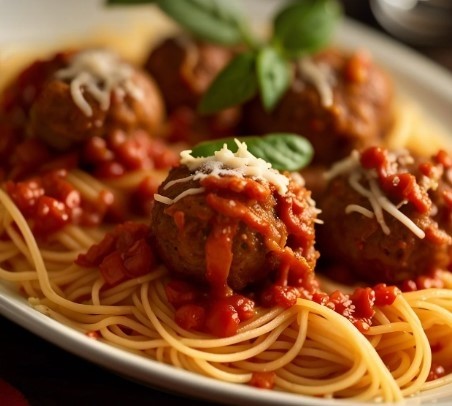 Meatballs Spaghetti
