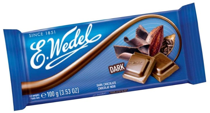 E. Wedel Dark Chocolate Bar 64%