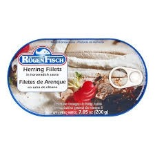 RugenFisch Herring Fillets in Horseradish Sauce