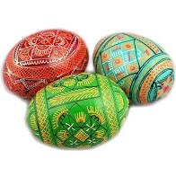 Hand Painted Wooden Easter Eggs