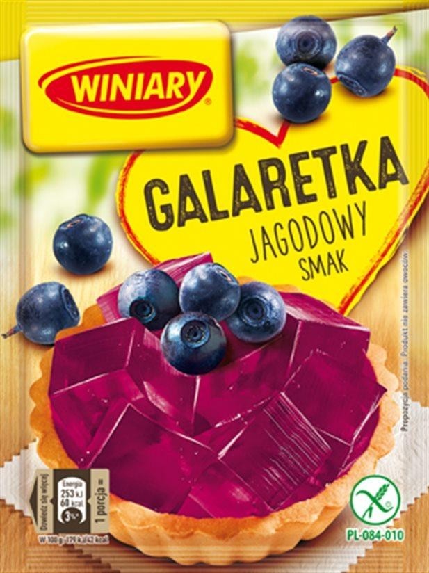 Winiary Blueberry Gelatin
