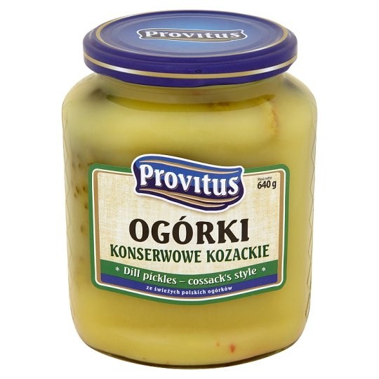 Provitus Mustard Dill Pickles