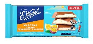 E. Wedel Milk Chocolate Bar with Orange & Passion Fruit