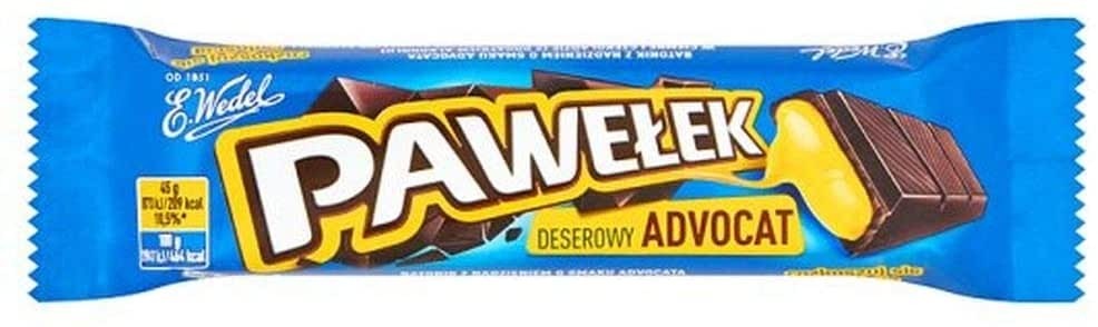 Pawelek Advocat in Dark Chocolate Bar