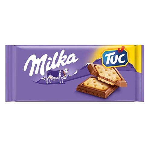 Milka Chocolate Bar with Tuc Crackers