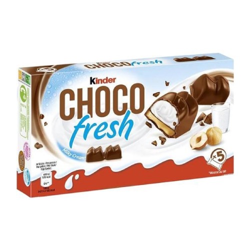 Kinder Baton Choco Fresh Milky Cream w/ Hazelnut 5 Pack