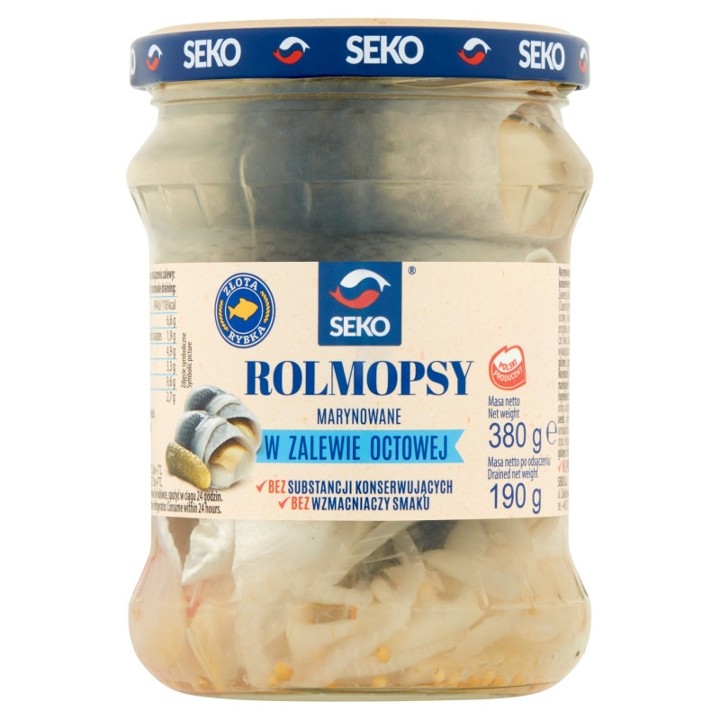 Seko Rolmopsy Pickled Herring Rolls