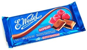 E. Wedel Raspberry Milk Chocolate Bar