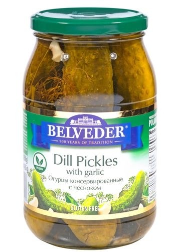Belveder Dill Pickles with Garlic