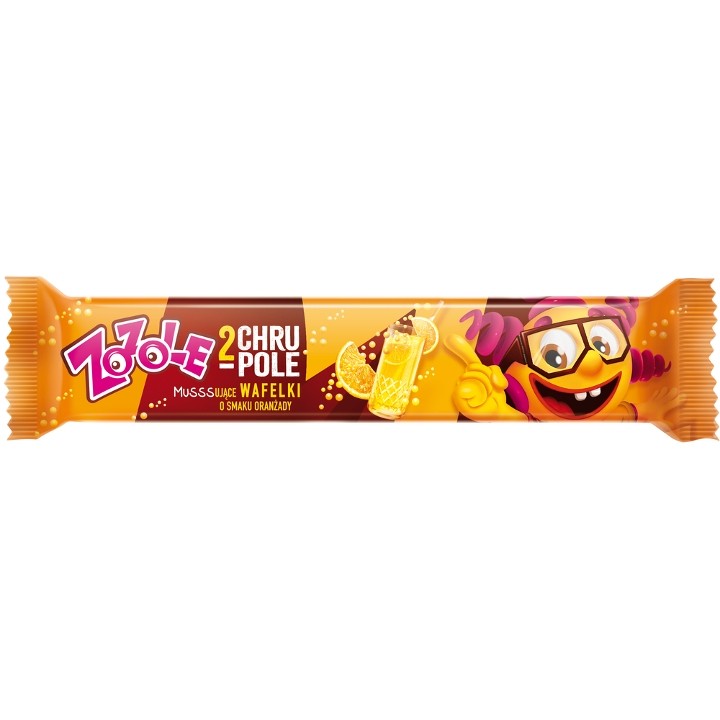 Mieszko Orangeade Cream Wafer with Popping Candy