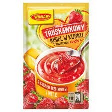 Winiary Single Serve Instant Strawberry Kisiel w/ Vitamin C