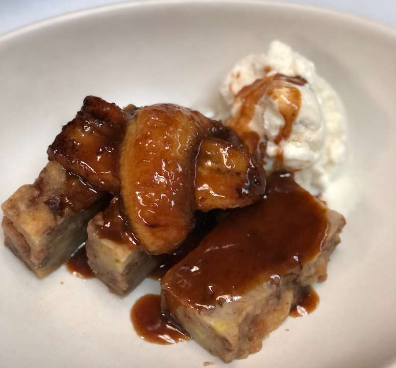 Banana Fosters Bread Pudding