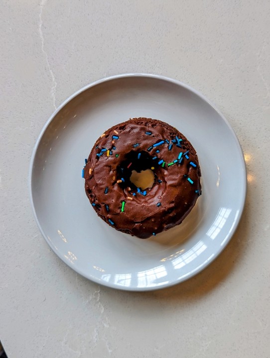 Vegan Double Chocolate Donut (Gluten Free & Vegan)