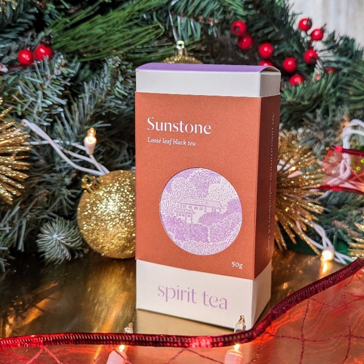 Spirit Tea Sunstone Black Gift Box