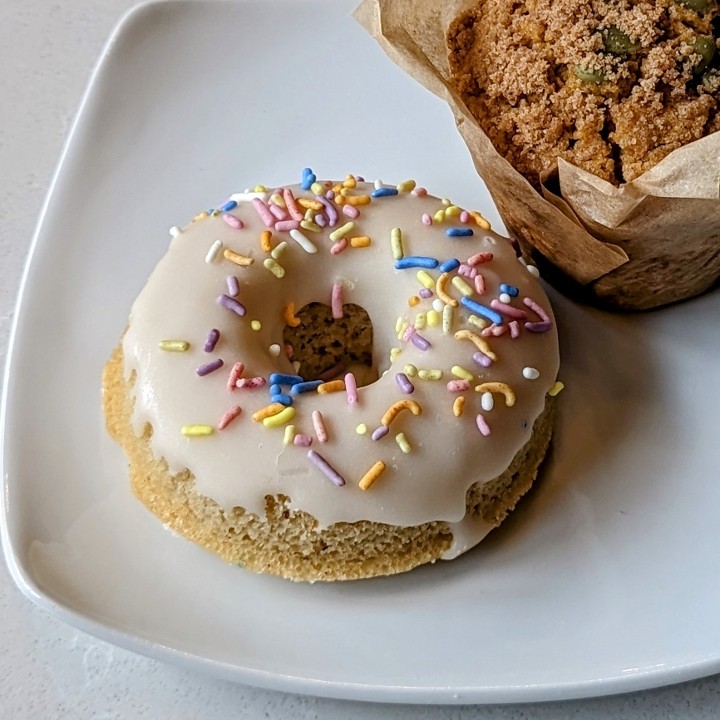 Double Vanilla Donut (Gluten Free)