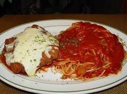 Veal Parmigiana & Spaghetti