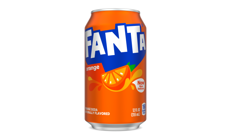 Fanta Orange, Can