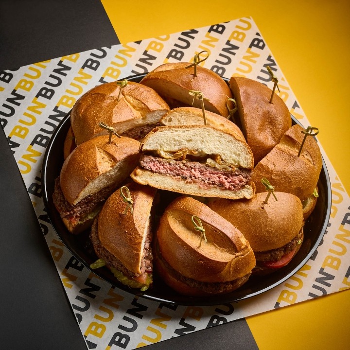 Small French Onion Burger Platter