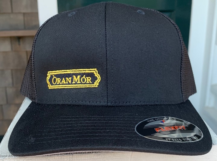Oran Mor Black Flexfit Truckers Mesh Hat