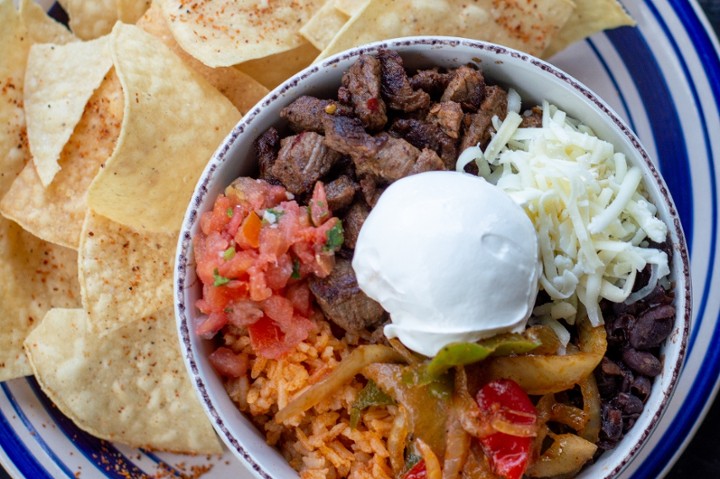 STEAK MEXICAN BOWL