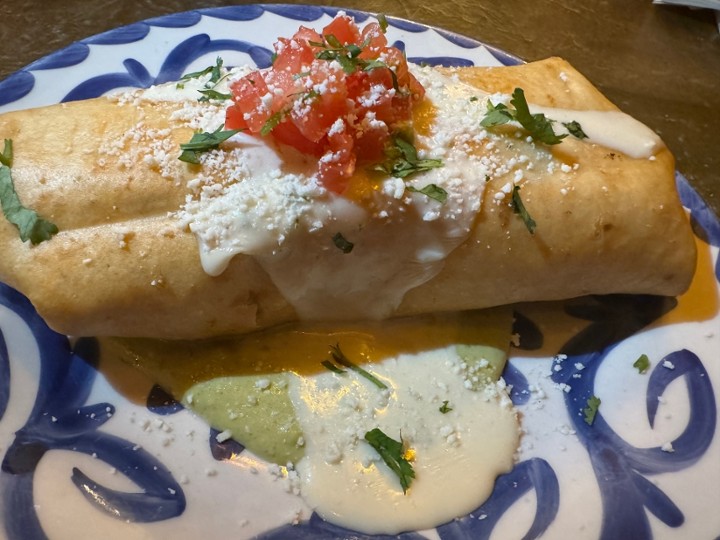 VEGETARIAN CHIMICHANGA