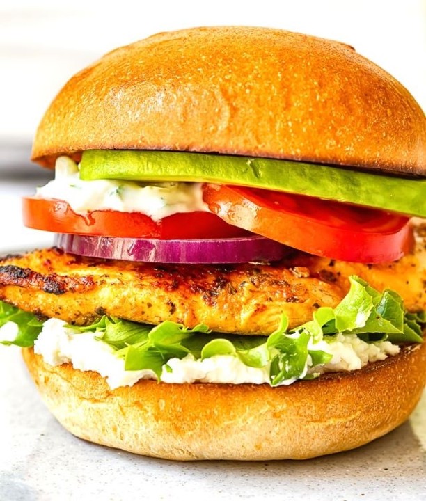 Greek Chicken Burger