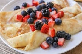 Crepes with Cottage Cheese