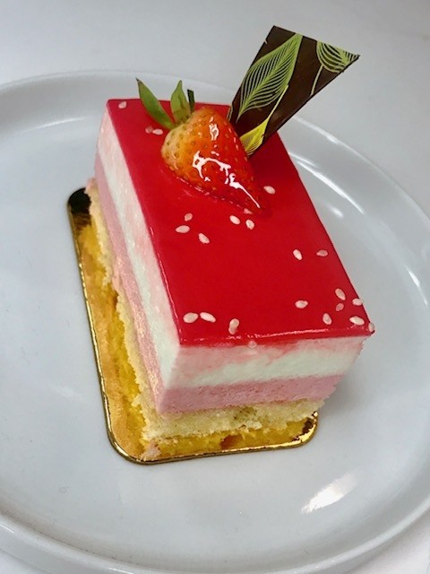 Lime-Strawberry Mousse