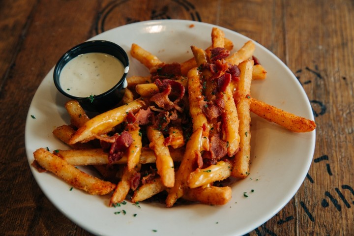 Bacon Beer Cheese Fries