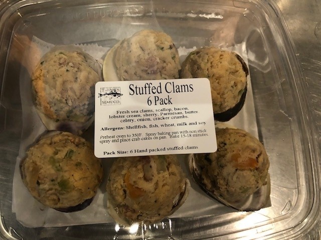 Stuffed Clams Mkt - 6 Pack