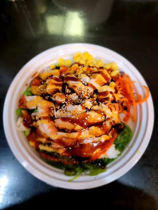 Chicken & Shrimp Poke Bowl