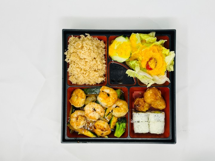 Teriyaki Shrimp Bento