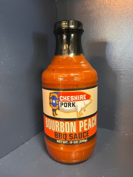 Cheshire Pork Bourbon Peach BBQ Sauce