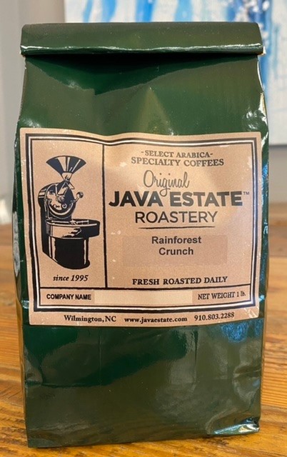 Java Estate Coffee Whole Bean - Rainforest Crunch