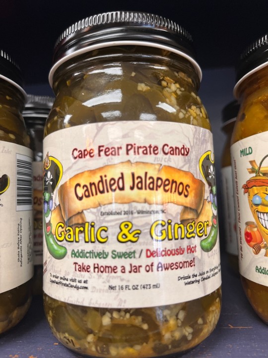 Cape Fear Pirate/ Garlic & Ginger Jalapenos