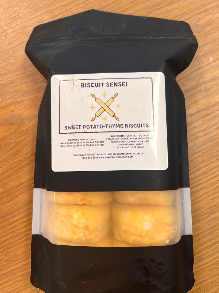 Sensei's Sweet Potato Thyme Biscuits (dozen)