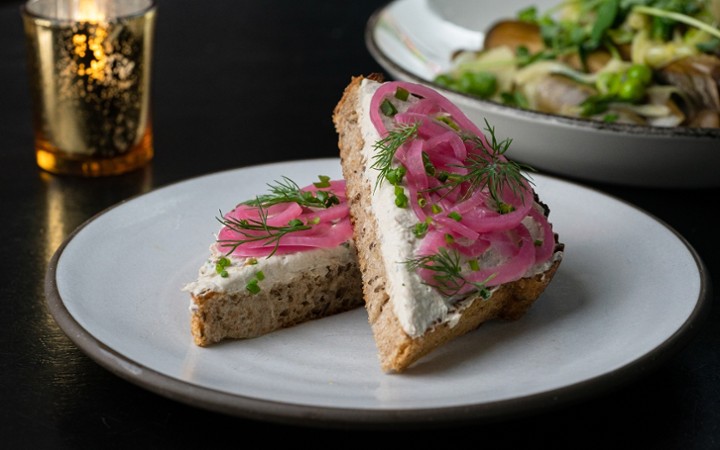 Smoked Bluefish Toast